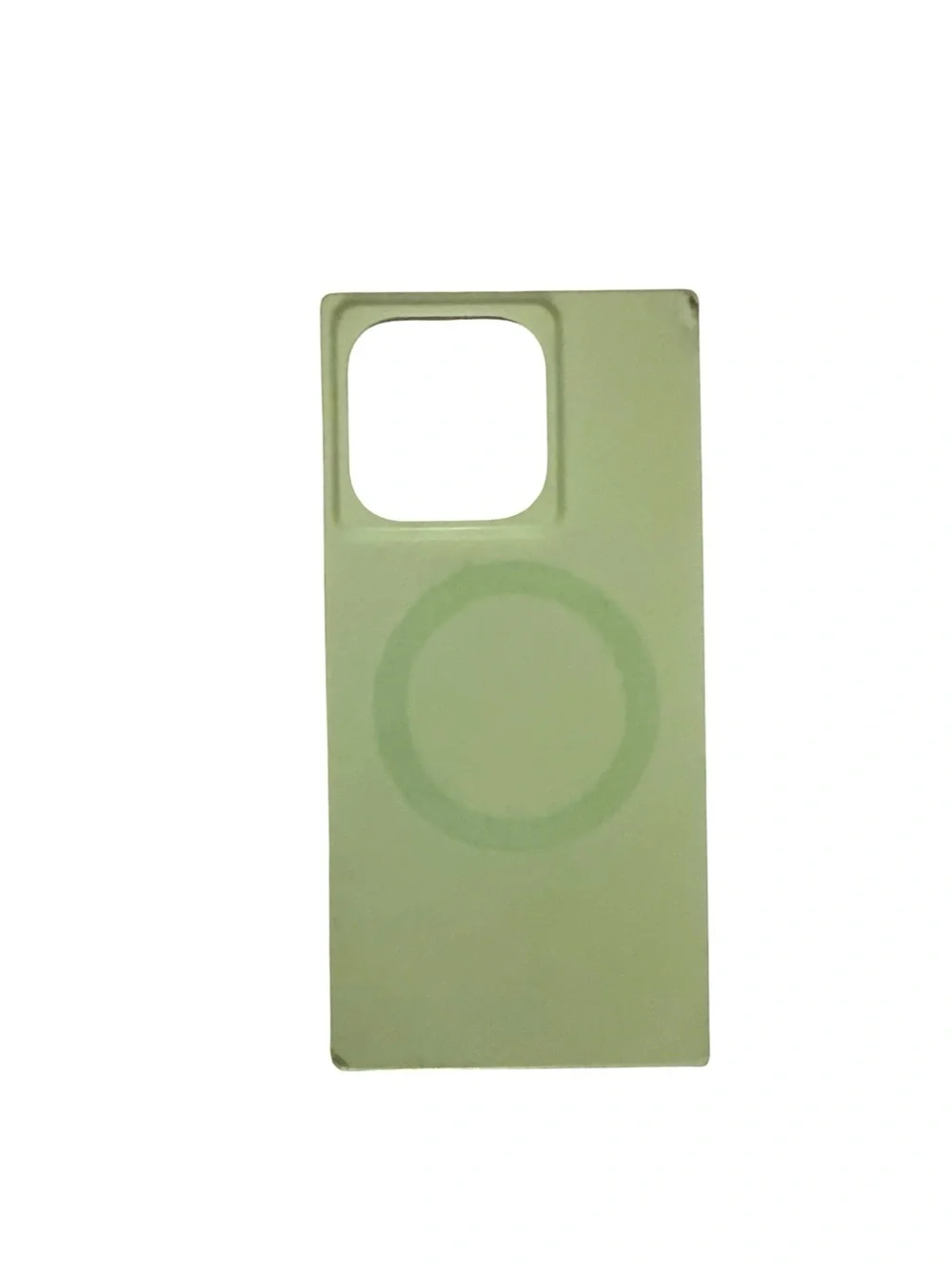 GENERIC AMAZON iphone 16 Pro Lime Green Phone Case Transparent Edges MagSafe